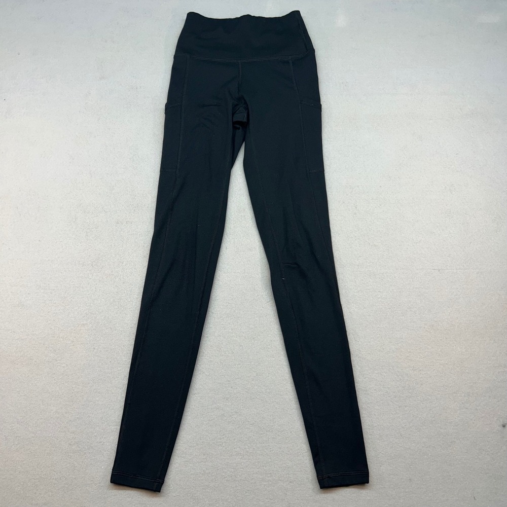 Offline by Aerie Warmup Leggings Black High Rise Long XS Pocket Activewear